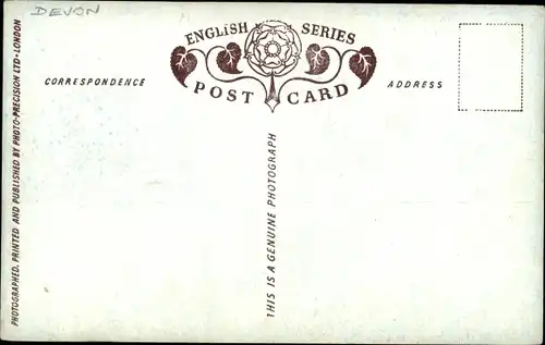 Ak Torquay Devon England, The Harbour