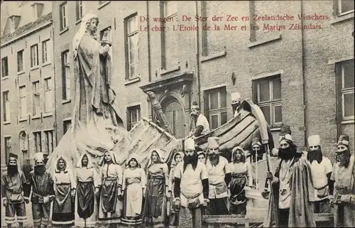 Ak De wagen, de Ster der Zee en Zeelandsche Visschers