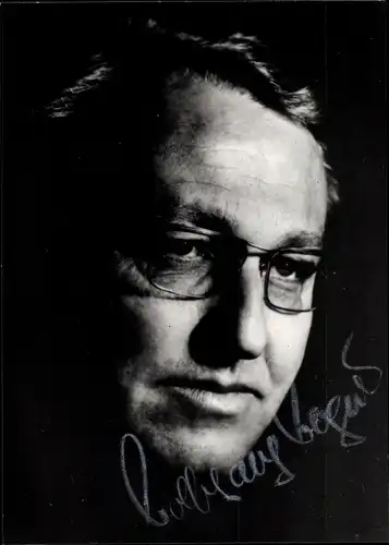 Ak Wolfgang Wagner, Opernregisseur, Bayreuther Festspiele, Portrait, Autogramm