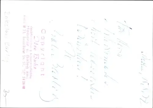 Ak Boleslaw Barlog, Theaterregisseur und Intendant, Portrait, Autogramm 1972