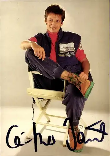 Ak Fernsehmoderator Günther Jauch, Portrait, Autogramm