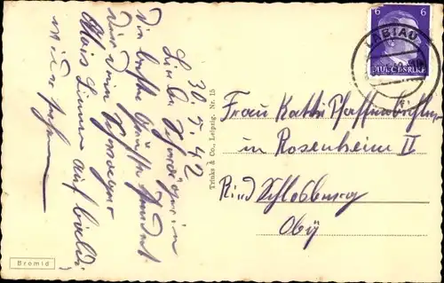 Ak Polessk Labiau Ostpreußen, Schule mit Rektorhaus