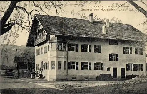 Ak Kirchdorf am Inn Niederbayern, Gasthaus zum Hochgarten