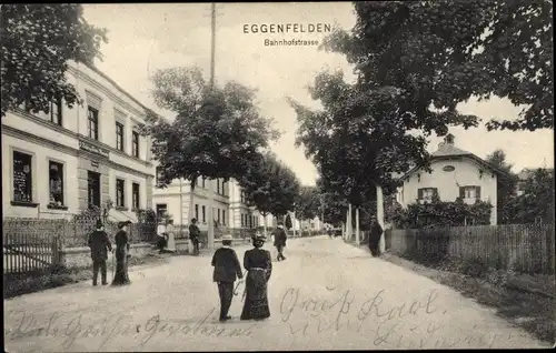 Ak Eggenfelden in Niederbayern, Bahnhofstraße