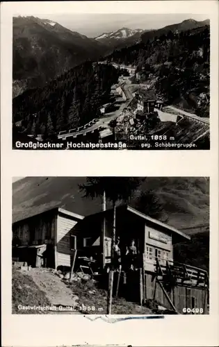 Ak Hochalpenstraße Großglockner Kärnten, Gasthof Guttal