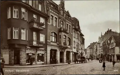 Ak Herford in Westfalen, Gänsemarkt