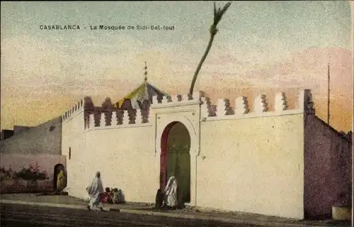 Ak Casablanca Marokko, La Mosquee de Sidi Bel Iout
