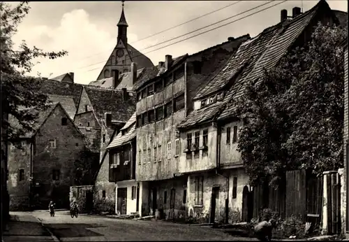 Ak Freiberg in Sachsen, Alte Gerberhäuser am Mühlgraben