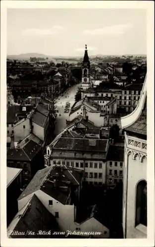 Ak Zittau in Sachsen, Panorama, Johanneum