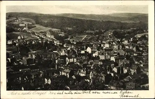 Ak Aue im Erzgebirge Sachsen, Panorama