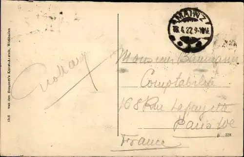 Ak Wiesbaden in Hessen, Wilhelmstraße, Geschäft