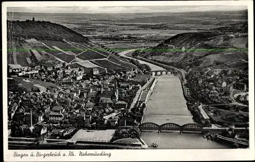 Ak Bingerbrück Bingen am Rhein, Nahemündung