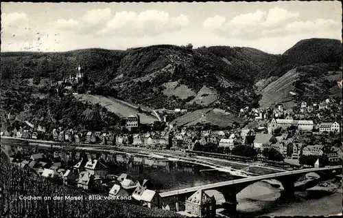 Ak Cochem an der Mosel, Blick von Kond