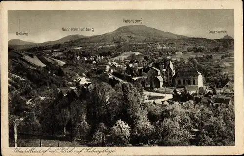 Ak Oberdollendorf Königswinter am Rhein, Panorama, Siebengebirge