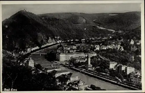 Ak Bad Ems an der Lahn, Gesamtansicht