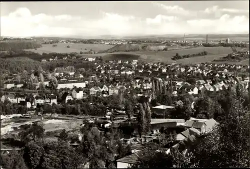 Ak Oelsnitz im Erzgebirge, Blick von der Halde