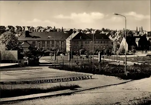 Ak Oelsnitz im Erzgebirge, Clubhaus Hans Marchwitza