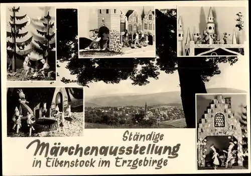 Ak Eibenstock im Erzgebirge Sachsen, Ständige Märchenausstellung, Märchenszenen