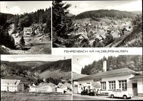 Ak Fehrenbach Masserberg in Thüringen, FDGB-Erholungsheim Fritz Sattler, HOG Treffpunkt