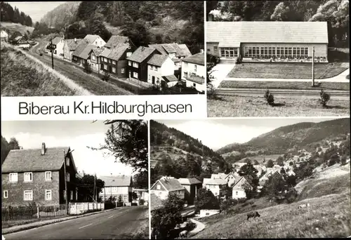 Ak Biberau Schleusegrund Thüringen, Engenstein, Biberschlag, Lichtenau, FDGB-Kulturhaus Robert Stamm