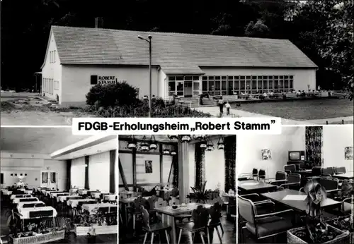 Ak Biberau Biberschlag Schleusegrund Thüringen, FDGB Erholungsheim Robert Stamm, Fernseher