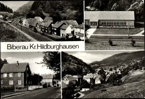 Ak Biberau Schleusegrund Thüringen, Engenstein, Biberschlag, Lichtenau, FDGB-Kulturhaus Robert Stamm