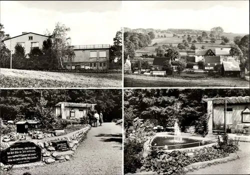 Ak Affalter Lößnitz im Erzgebirge Sachsen, Berggaststätte Neu-Friedrichsruh, Ortsansicht
