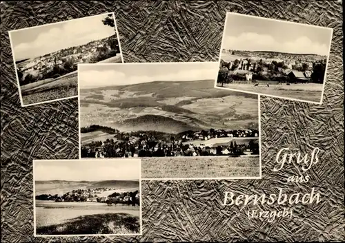 Ak Lauter Bernsbach im Erzgebirge Sachsen, Panorama