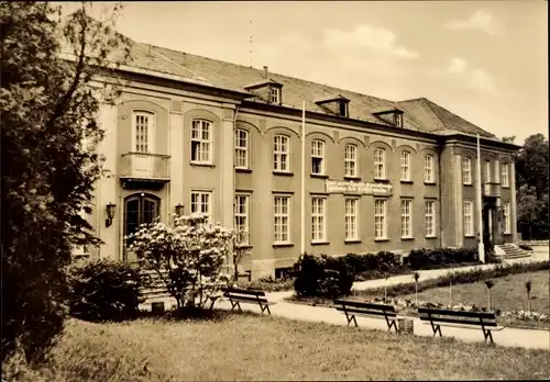 Ak Stollberg im Erzgebirge, Kulturhaus des Bergbau-Krankenhauses