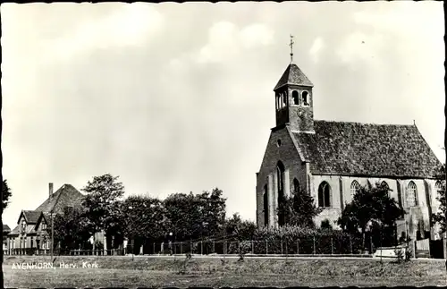 Ak Avenhorn Nordholland Niederlande, Herv. Kerk