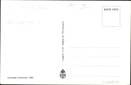 Ak Sint Philipsland Zeeland, Molen