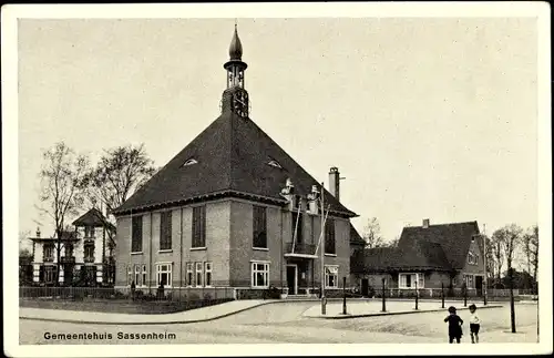 Ak Sassenheim Südholland, Gemeentehuis