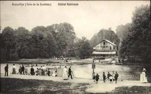 Ak Bruxelles Brüssel, Bois de la Cambre, Chalet Robinson