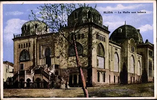 Ak Blida Algerien, La Halle aux tabacs