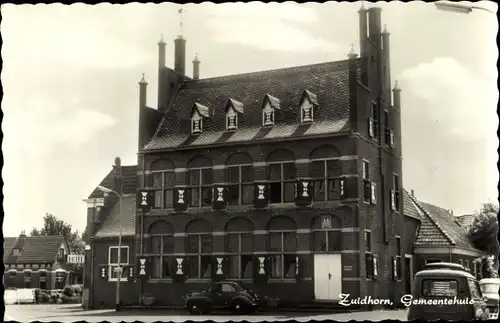 Ak Zuidhorn Groningen Niederlande, Gemeentehuis