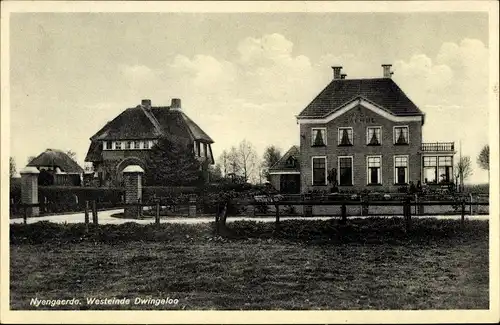 Ak Dwingeloo Drenthe Niederlande, Nyengaerde Westeinde