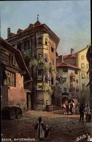 Ak Bozen Bolzano Südtirol, Batzenhäusl, Tuck 666B