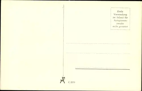 Ak Schauspielerin Elisabeth Markus, Tobis Film A 3888/1