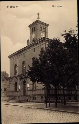 Ak Storkow in der Mark, Rathaus
