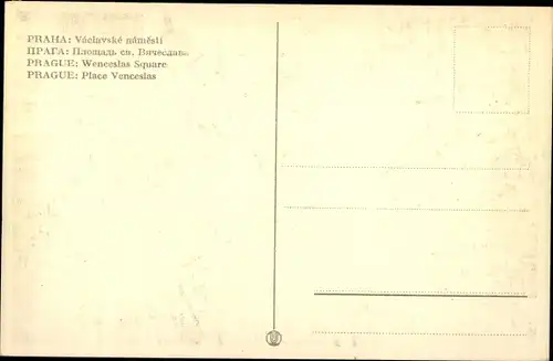 Ak Praha Prag, Wenzelsplatz, Vaclavske Namesti