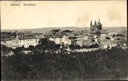 Ak Praha Prag Tschechien, Hradčany, Hradschin