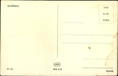 Ak Olešnice v Orlických horách Gießhübel im Adlergebirge Region Königgrätz, Gesamtansicht