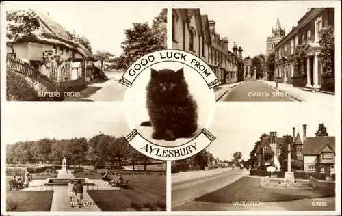 Ak Aylesbury Buckinghamshire England, Butlers Cross, Church Street, The Vale, Waddesdon