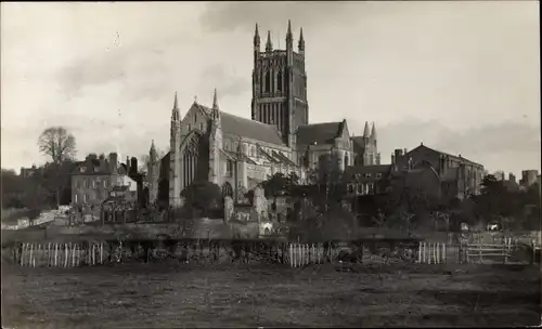 Ak Worcester West Midlands England, Cathedral