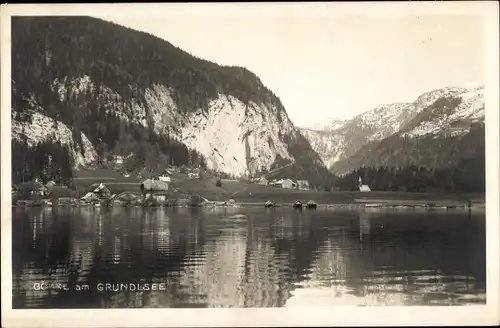 Ak Gössl Gößl am Grundlsee Steiermark, Teilansicht