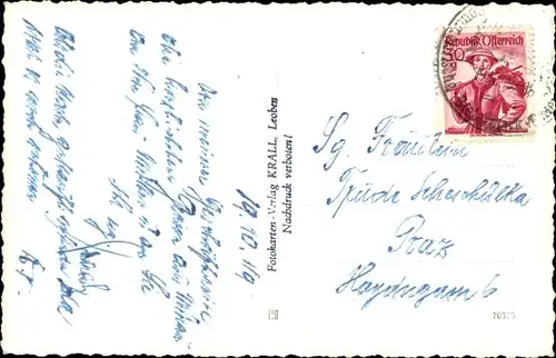 Ak Leitendorf Leoben Steiermark, Gesamtansicht