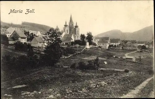 Ak Mariazell Steiermark, Wallfahrtsort, Basilika Mariä Geburt