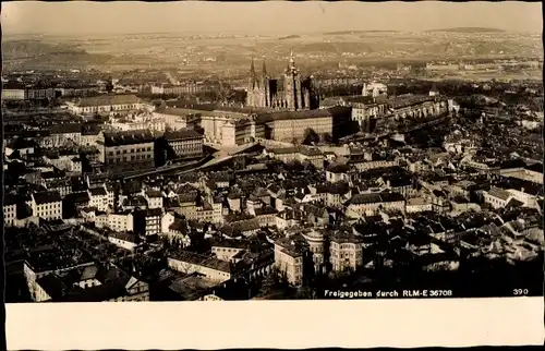 Ak Praha Prag, Hradcany, Hradschin, Stadtpanorama