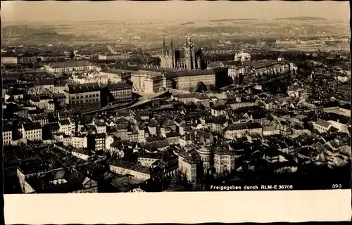 Ak Praha Prag, Hradcany, Hradschin, Stadtpanorama