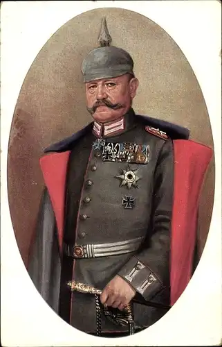 Künstler Ak Grabendorff, R., Generalfeldmarschall Paul von Hindenburg, Portrait